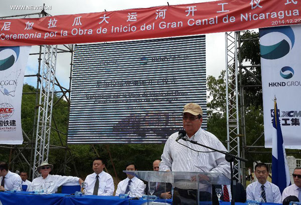 Nicaragua Canal breaks ground