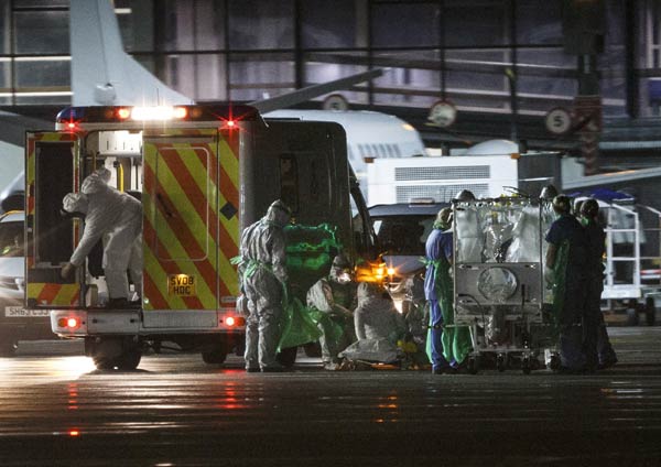 Nurse becomes first Ebola victim diagnosed in Britain