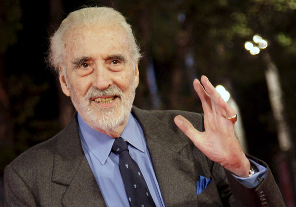 British film star Christopher Lee dies at 93