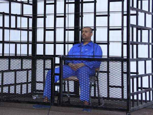 Libyan court gives death sentence to Gaddafi's son