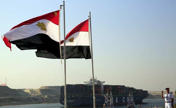 Egyptian president inaugurates $9bn 'new' Suez Canal