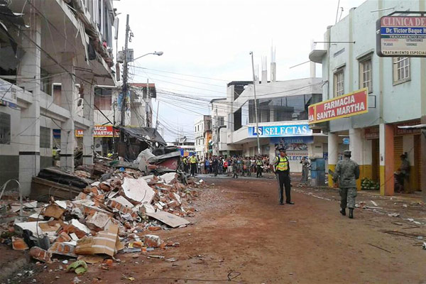 Earthquake in Ecuador kills 246, injures 2,527