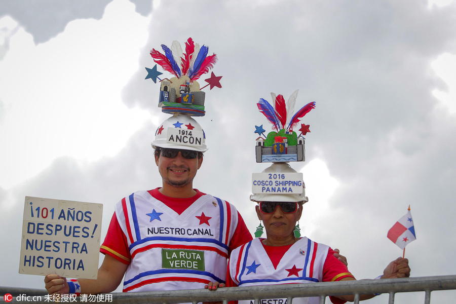 Expanded Panama Canal opens with Chinese ship making first passage