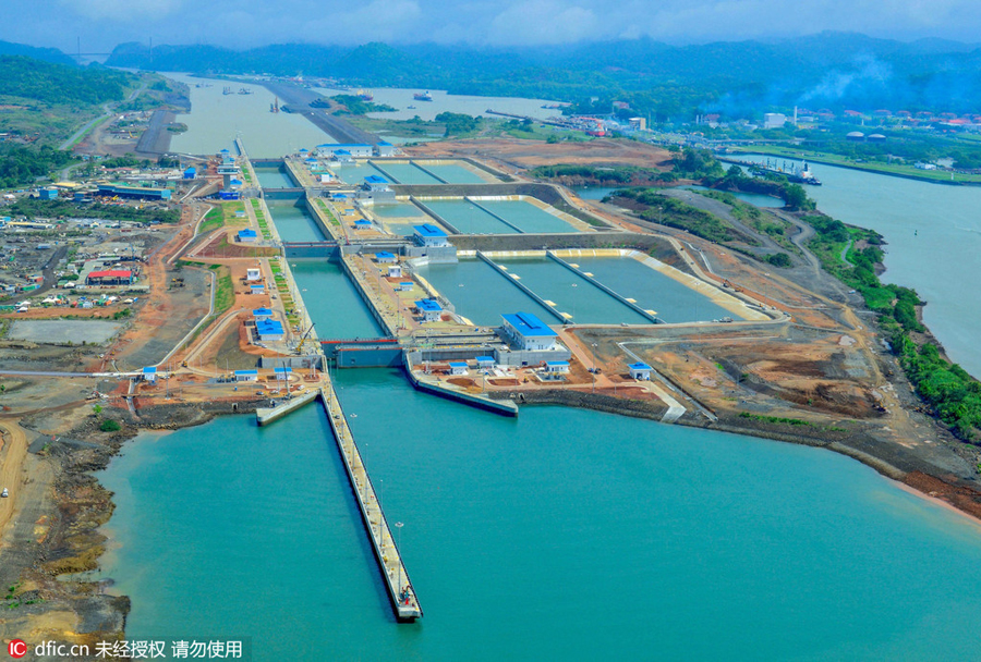 Expanded Panama Canal opens with Chinese ship making first passage