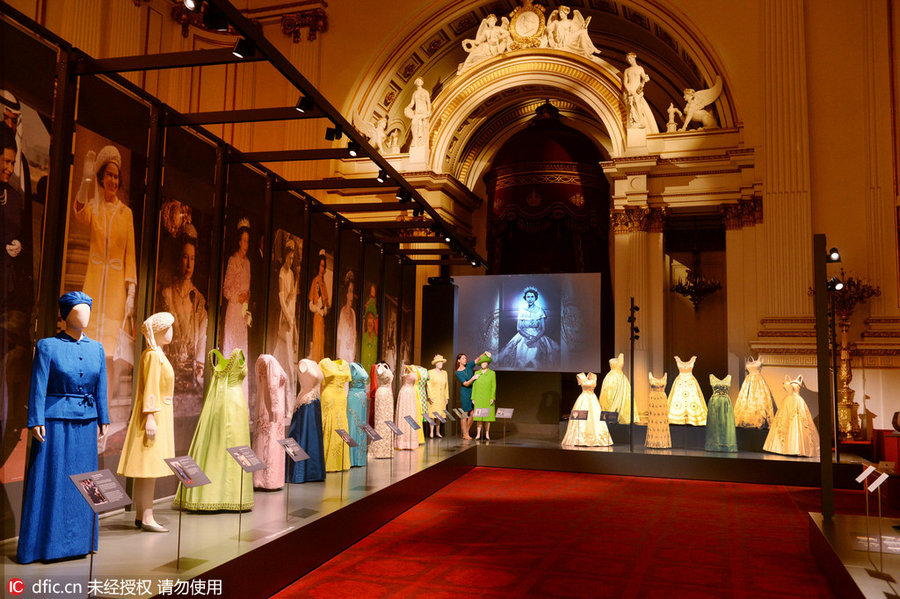 UK Queen Elizabeth's fashion through the ages goes on display