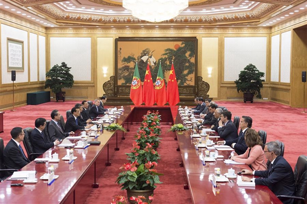 China, Portugal pledge to upgrade economic cooperation