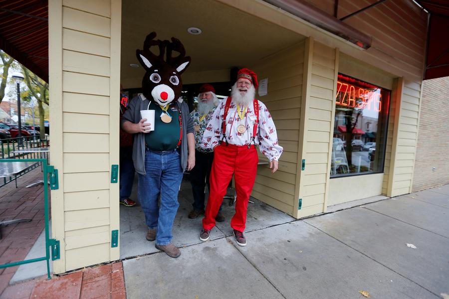 In photos: The art of becoming Santa