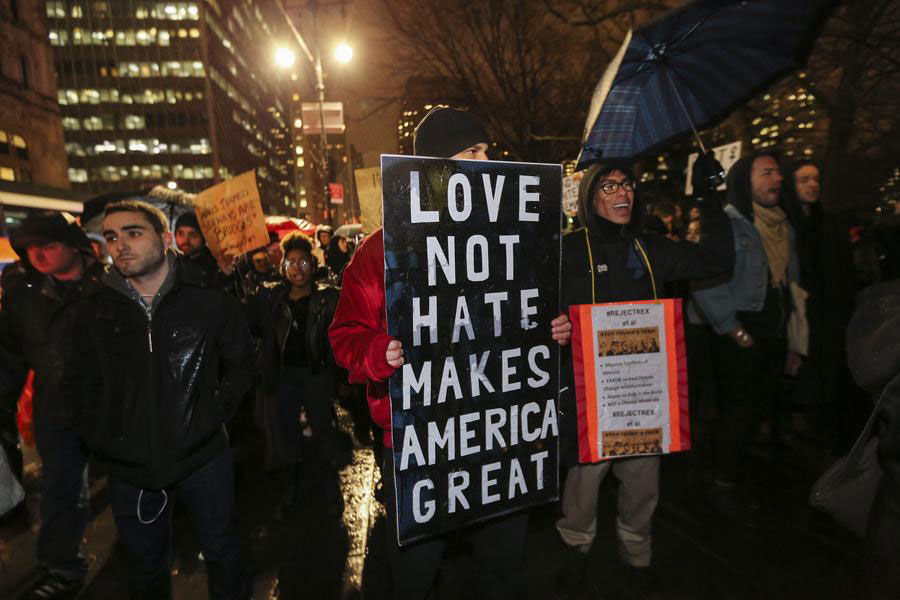 Over 1 million join anti-Trump women's marches worldwide