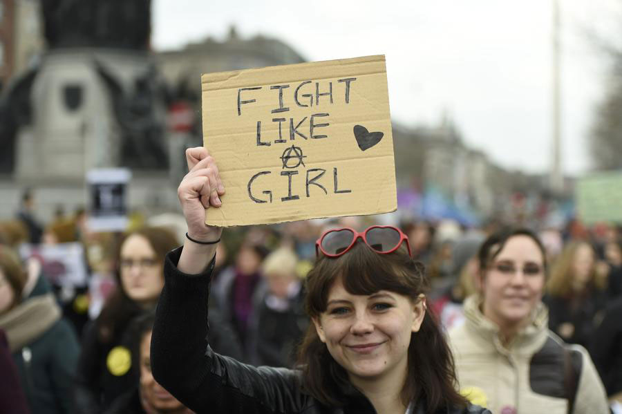 Over 1 million join anti-Trump women's marches worldwide