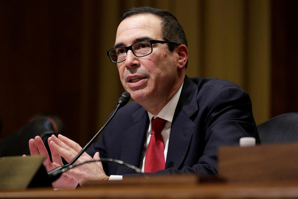 US Senate confirms Steven Mnuchin as treasury secretary