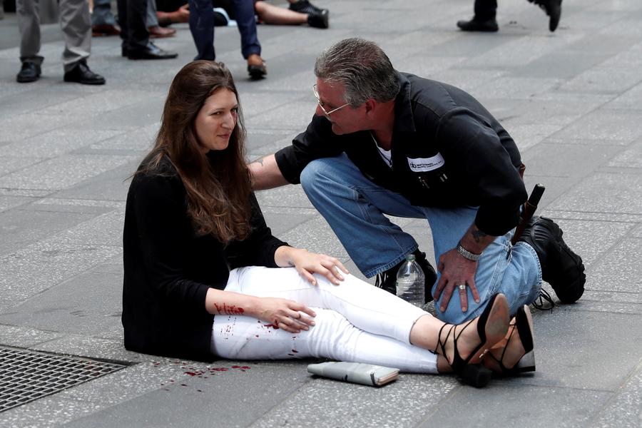 Rampaging driver strikes Times Square pedestrians