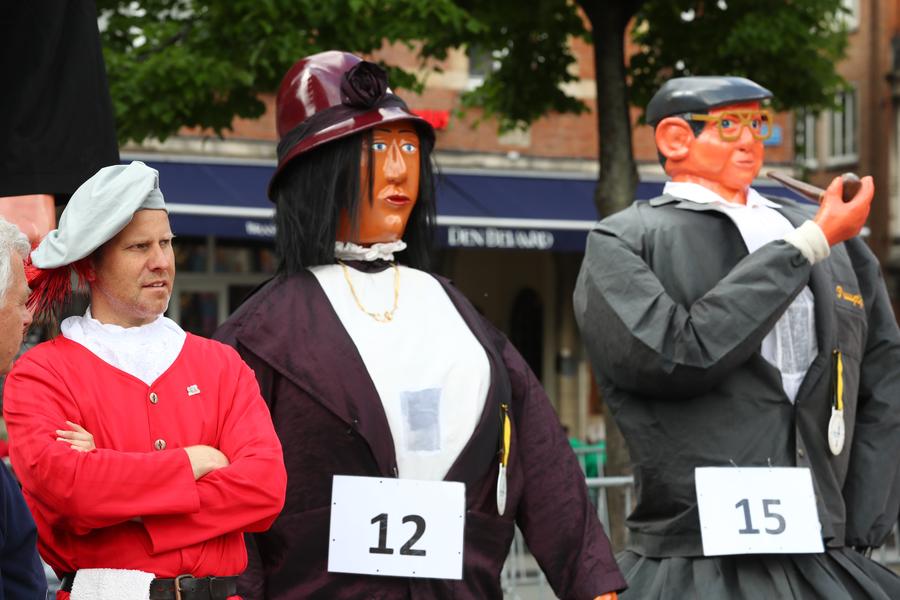 First Giants Parade held in Leuven, Belgium