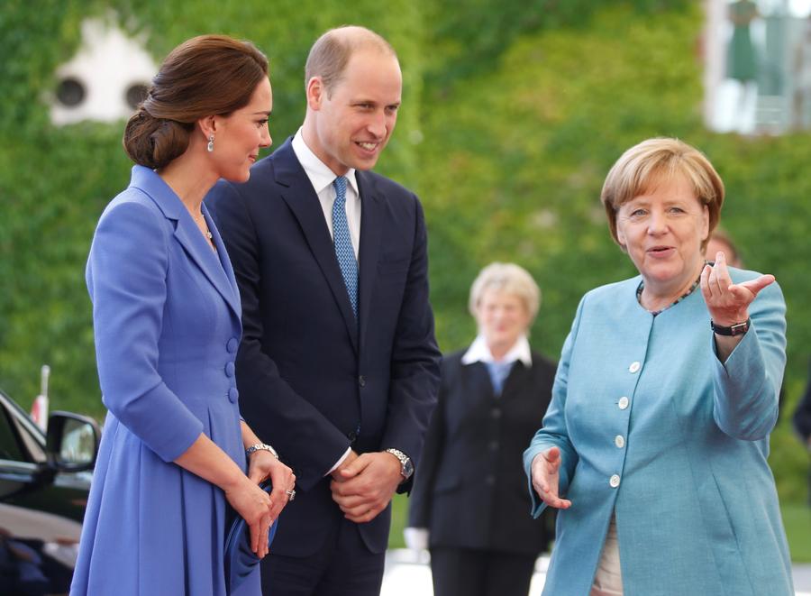 British royal family visit Germany and Poland