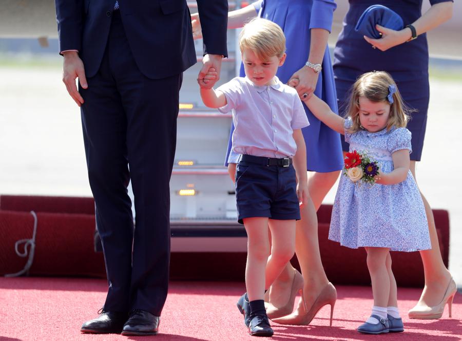 British royal family visit Germany and Poland