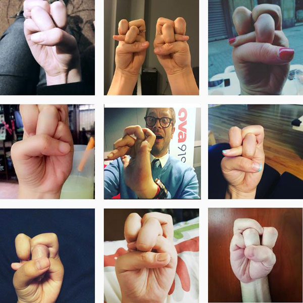 Can you make a 'finger knot'?