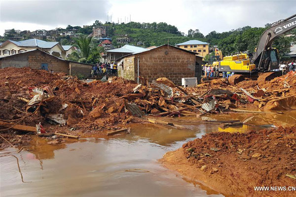 Sierra Leone President declares national mourning for mudslide victims