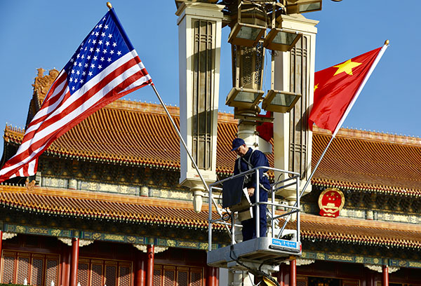 US President Donald Trump lands in Beijing, kicking off three-day state visit