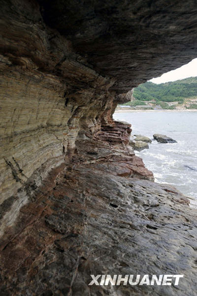 神奇的海蝕“棧道”[組圖]